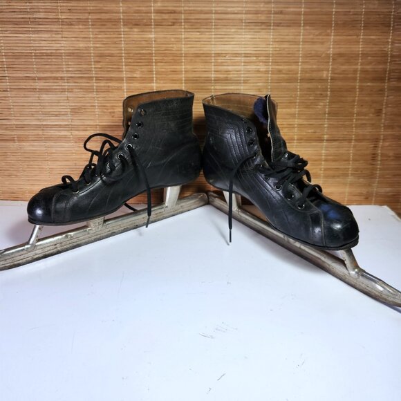 Daoust Canada Vintage Speed Skates Mens 9 Dunnes Lake Placid Blades incl. liners - Picture 14 of 16